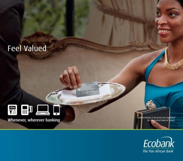 Feel valued with the Ecobank Platinum
