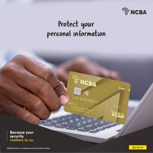 With NCBA Bank card your business is safe