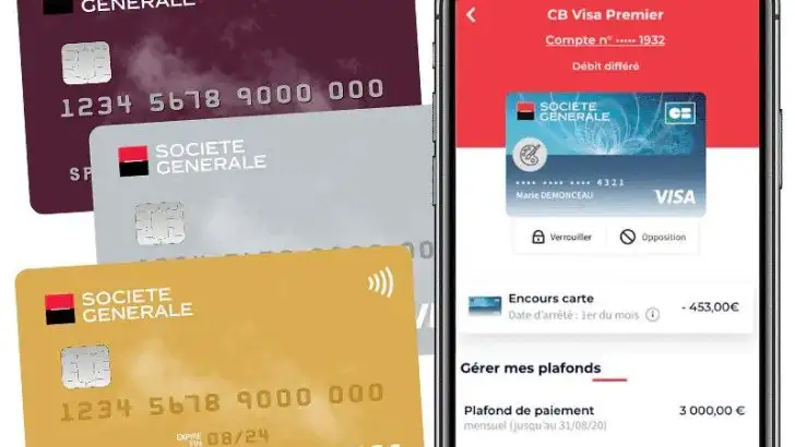 Société Générale CB Visa albert sabin