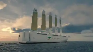 Navio Cargueiro “Movido a Vento” Inaugura Viagem ao Brasil  