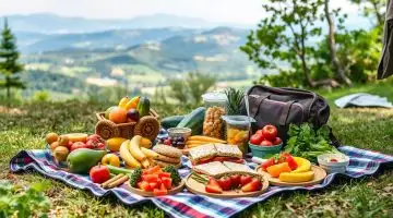 Alimentação balanceada em viagens